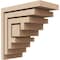 Ekena Millwork 3"W x 6"D x 6"H Classic Landon Rough Cedar Woodgrain TimberThane Corbel, Primed Tan CORUR03X06X06LANRCPR - alternate 1